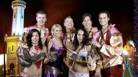 Buikdanseres als walkact