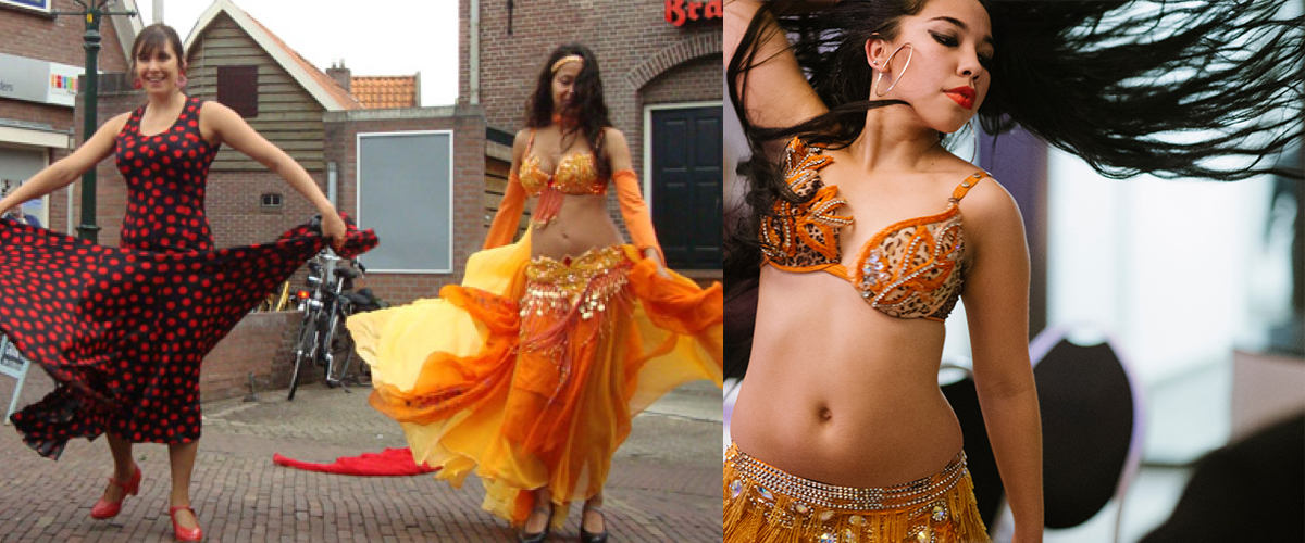 Buikdanseres bejaardenhuis