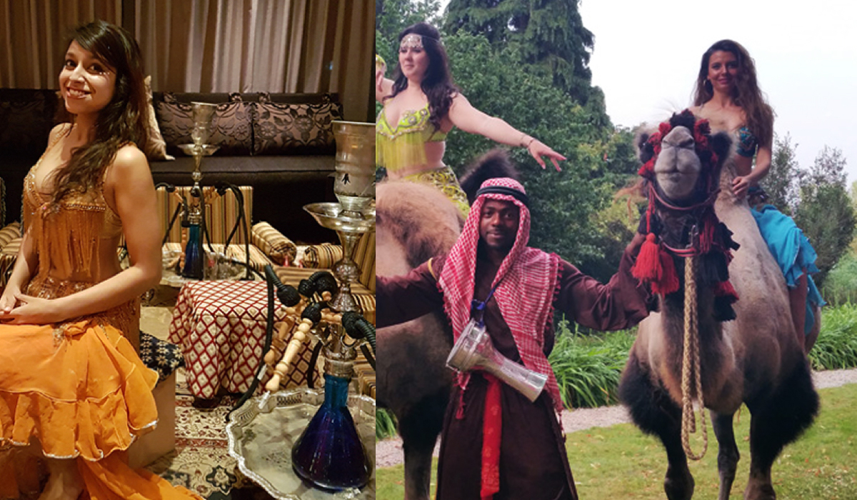 Buikdanseres en Turkse Thee karretje